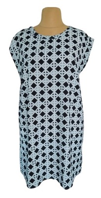 C&A YESSICA letnia i przewiewna sukienka w geometryczne wzory 46/48