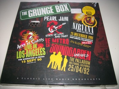 NIRVANA / PEARL JAM / SOUNDGARDEN / ALICE IN CHAINS / THE GRUNGE BOX / 4LP