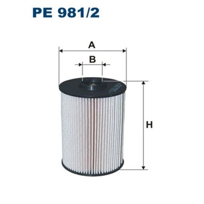 FILTRO COMBUSTIBLES FILTRON PE 981/2  