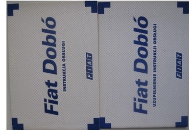 FIAT DOBLO I 2000-2004 książka obsługi +Uzupełnien