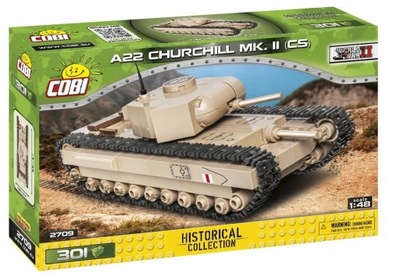 COBI 2709 CZOŁG BRYTYJSKI A22 CHURCHILL MK II CS