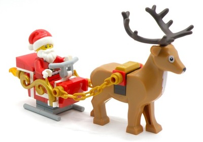 LEGO sanie święty Mikołaj renifer święta prezent hol284 51493c01pb01 10275