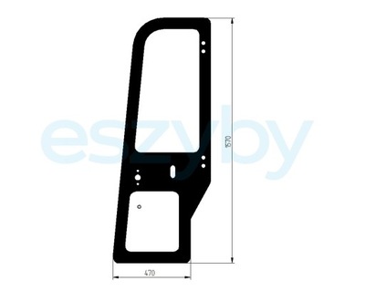 VENTANAS NUEVO HOLLAND MINIKOPARKA CX16B 18B E16 DE PUERTA  