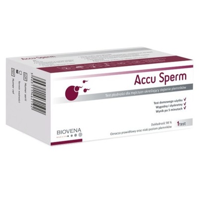 Accu Sperm Test płodności na stężenie plemników