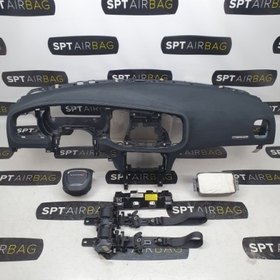 Charger приборная панель консоль подушки безопасности ремни подушка безопасности алькантара нитка фото №1