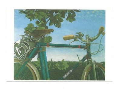 Pocztówka - H. Berserik, Rower artysty, czyli Mój rower