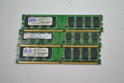 RAM 3x 2GB ddr2