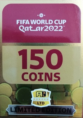 WORLD CUP QATAR 2022 LIMITED COINS 150