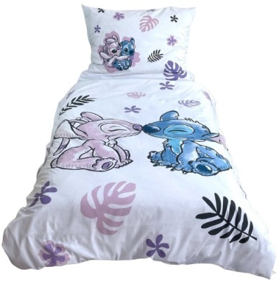 DWUSTRONNA POŚCIEL STITCH I ANDZIA CAŁUS POŚCIEL LILO I STITCH 160x200