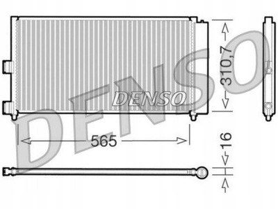 РАДИАТОР КОНДИЦИОНЕРА FIAT