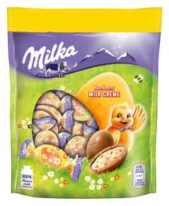 JAJKA CZEKOLADOWE MILKA BONBONS MILK ,WIELKANOC 86 g