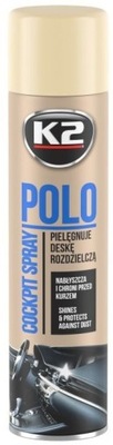 K2 POLO COCKPIT SPRAY DO УХОДА ТОРПЕДО ROZDZIELCZEJ WANILIA 600 ML