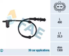 SENSOR ABS OPEL FAE  