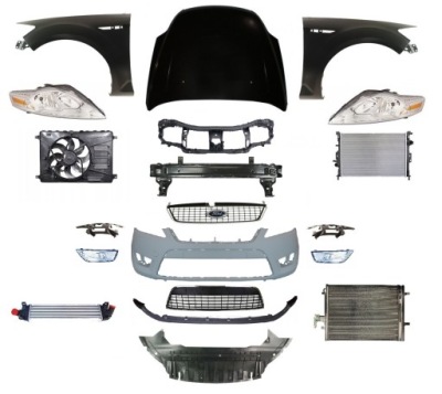 Mondeo 07-10 перед капот бампер ремень крыло лампа фото №1