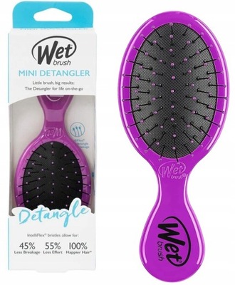 WET BRUSH Szczotka MINI Deatangler PURPLE fiolet