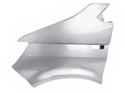 Vw transporter multivan t6 15-19 левый крыло серебристый la7w фото №1