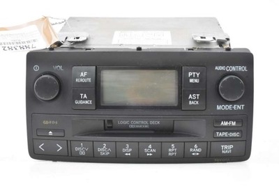 RADIO GROTUVAS SU RADIJO IMTUVU KASETĖ RDS 86120-02250 TOYOTA COROLLA E12 02R 