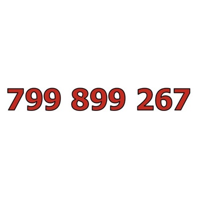 799 899 267 VIRGIN STARTER ZŁOTY ŁATWY PROSTY NUMER KARTA SIM PREPAID GSM