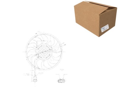 Вентилятор transporter t4 90- abakus фото №1