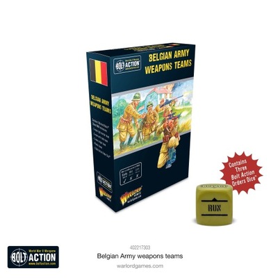 BOLT ACTION Belgian Army weapons teams