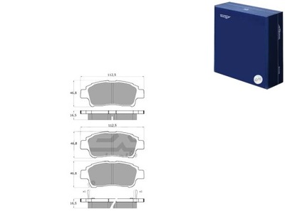 ZAPATAS DE FRENADO TOYOTA YARIS 99-03 TOMEX BRAKES  