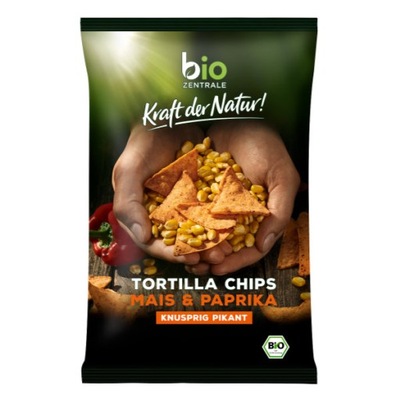 Chipsy tortilla paprykowe bezglutenowe BIO 125g