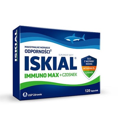 Iskial IMMUNO Max + Czosnek 120 kapsułek - USP