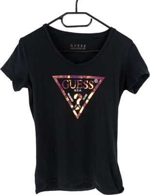 T-Shirt damski GUESS M Czarny