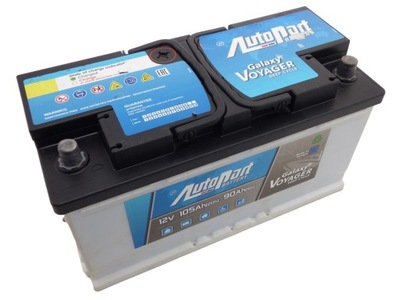 BATERÍA 12V 105AH P+ DEEP CYCLE AUTOPART GALAXY VOYAGER  