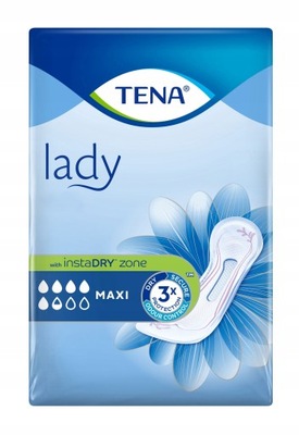 TENA Lady Maxi - pieluchy anatomiczne 12szt.