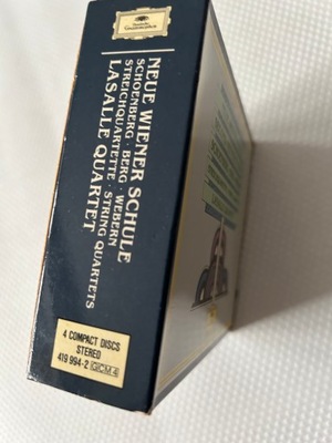 SCHOENBERG BERG WEBERN String Quartets LaSALLE QUARTET DG Box 4 CD