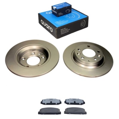 Тормозные диски задняя + тормозные колодки керамические do mazda 6 gg gh gy 626 v premacy фото №1