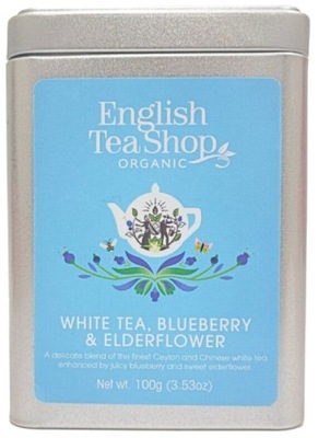 Herbata biała English Tea Shop White Tea Blueberry Elderflower 100g