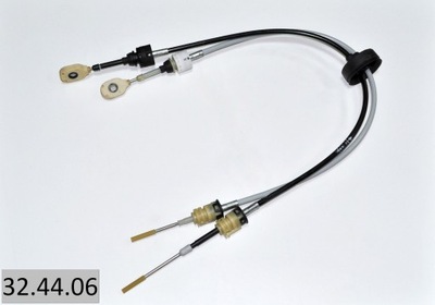 CABLE ZM.BIEGOW IZQUIERDA+DERECHA OPEL CORSA C 01-10 32.44.06 LINEX CABLES LINEX 32.44.06  