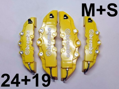 НАКЛАДКИ 3D NA СУППОРТЫ ТОРМОЗА BREMBO ABS - ZOLTE фото