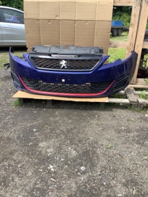 Peugeot 308 gti бампер передний przed lift 4 x pdc фото №1
