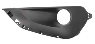 Решітка радіатора решітка w бампер права peugeot 208 15-19 фото №1