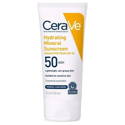 CeraVe nawilżający balsam do ciała SPF 50 150 ml