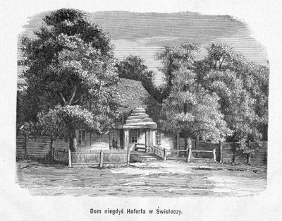 drzeworyt 1880 Świsłocz. Dwór