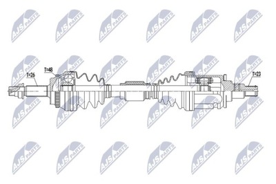 SEMI-EJE DE ACCIONAMIENTO TOYOTA RAV4 4WD 00-05 /PRZEDNIA,LEW  