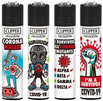 Clipper zapalniczka Large SLOGAN 42