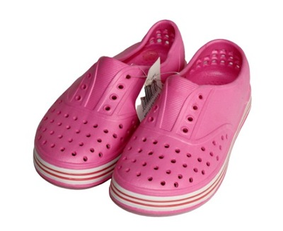 crocs croksy różowe klapki 26