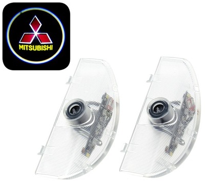 MITSUBISHI GRANDIS PAJERO DIODO LUMINOSO LED PROYECTOR HD LOGOTIPO  