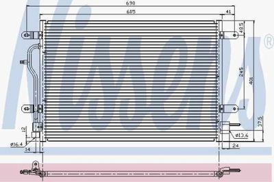 RADIATOR AIR CONDITIONER AUDI  