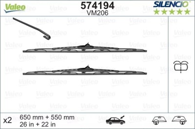 V 574194 SVIRTIS VALYTUVAI VM206 SPEC.650/550MM + 