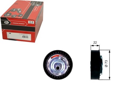 Ролик натяжна ремінь розподільного валу dacia dokker dokke фото №1