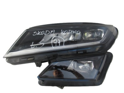 Skoda kodiaq 566 лампа full led левая 566941015h фото №1