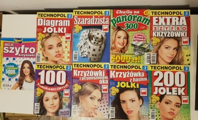 Zestaw 9 krzyżówek Technopol