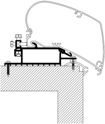 ADAPTER DACHOWY MARKIZY THULE 6200 6300 SERIA 6