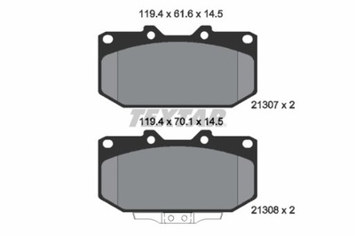 TRINKELĖS STABDŽIŲ SUBARU PRIEK. IMPREZA 00-/300ZX 2130701 